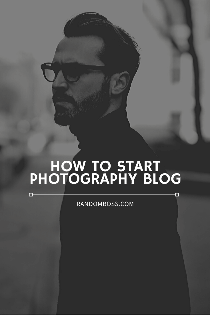 how to start a photography blog