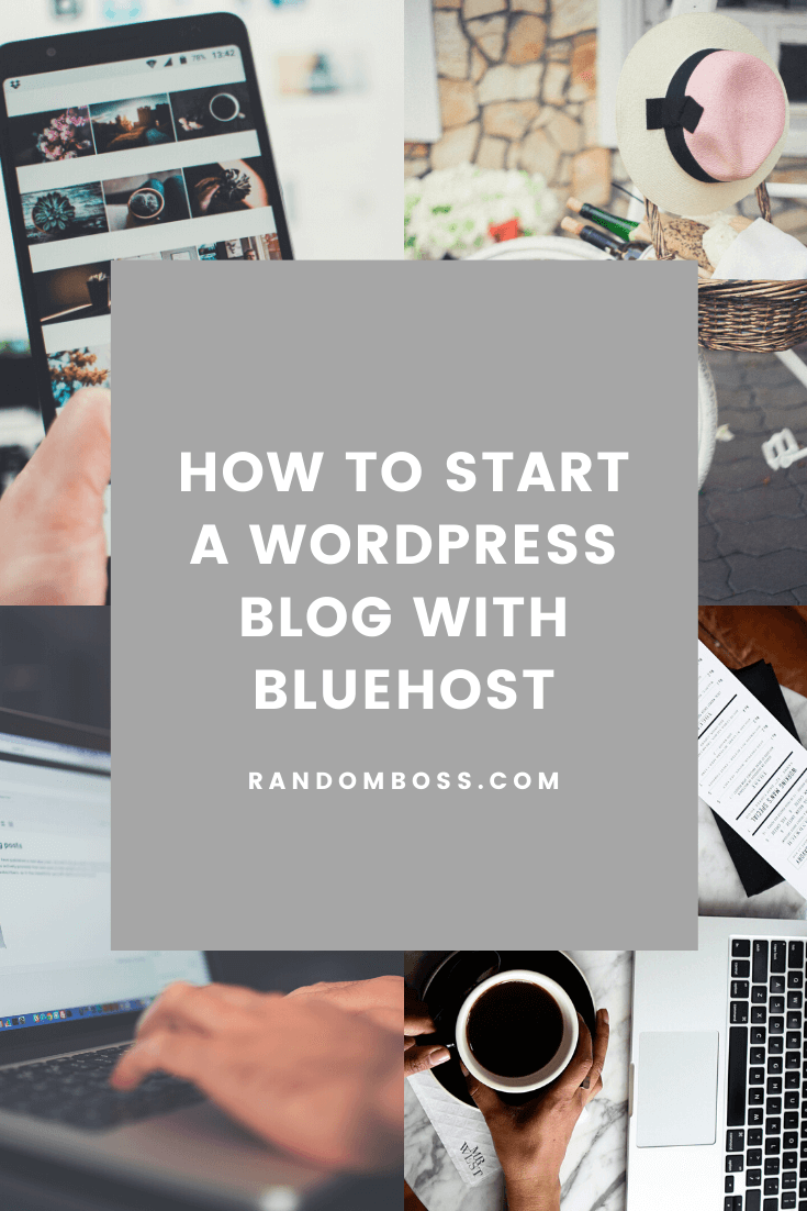 how to start a wordpress blog with bluehost