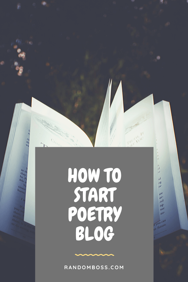 How to start a poetry blog