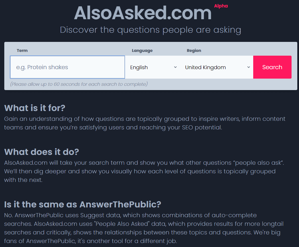 alsoasked productivity