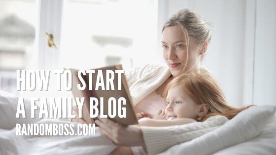 How to start a family blog featured